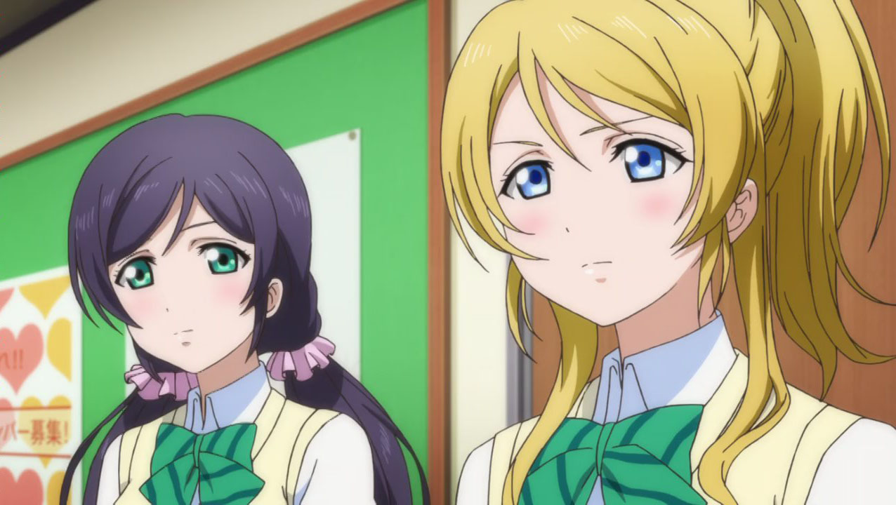 10,000 Anime Fans Voted for Their Most Favorite Same-Sex Pairings Haruhichan.com Love Live Eli Ayase x Nozomi Toujou