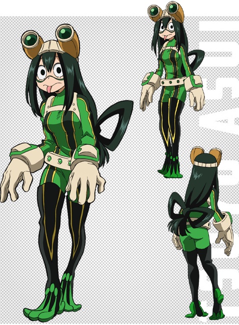 Additional Cast Character Designs for Boku no Hero Academia Revealed Tsuyu Asui 2
