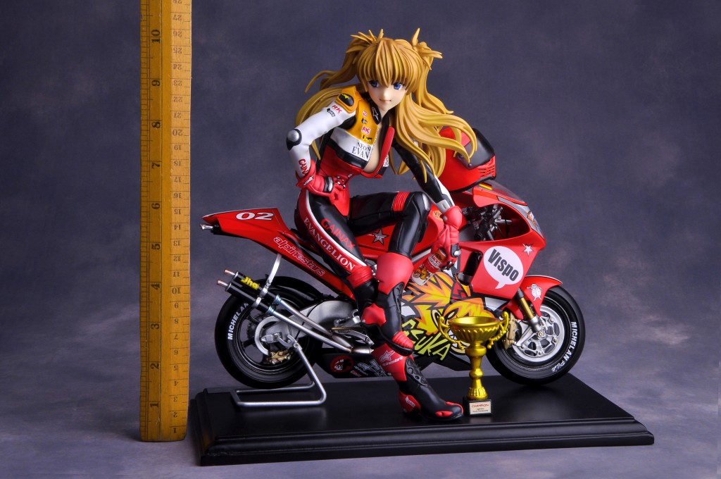 Asuka Langley Soryu with Motorcycle – Neon Genesis Evangelion prepainted figure haruhichan.com 7