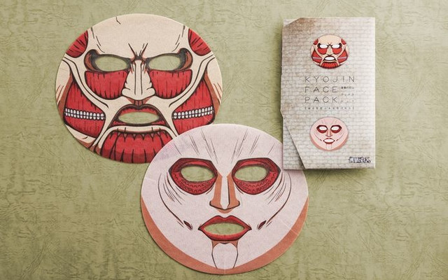 Attack on Titan Beauty Face Packs to Hit Japan Stores 1
