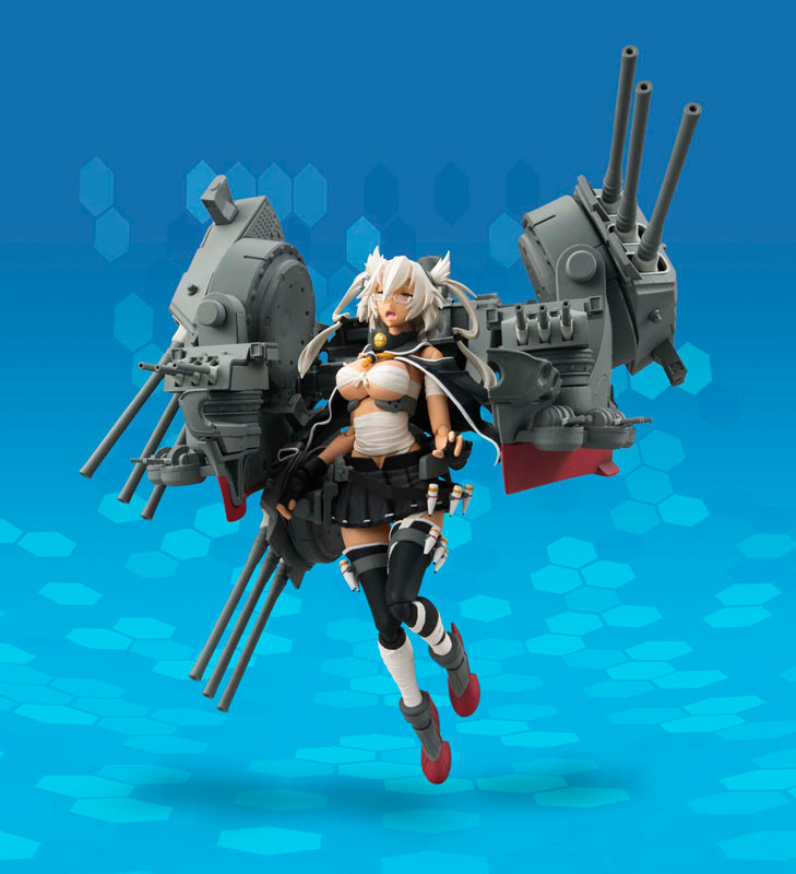 Busty Musashi Kai Figure to Set Sail This June haruhichan.com Musashi Kai figure kancolle kantai collection 01