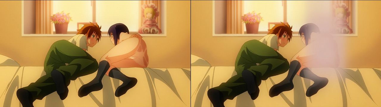 Censored vs Uncensored To LOVE-Ru Darkness 2nd Season Blu-Ray anime 116