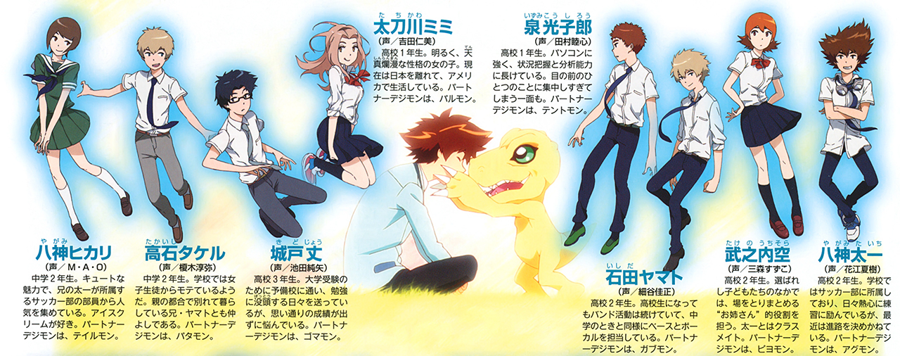 Digimon Adventure tri. Title, Poster Art, and Staff