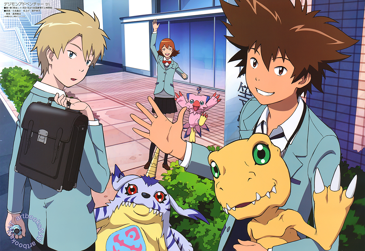 Fan unhappy with new Digimon tri. art starts petition for redesign before  release of first movie