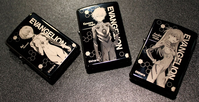 Evangelion Store Releases New Zippo Lighters of the Main Cast for 20th Anniversary