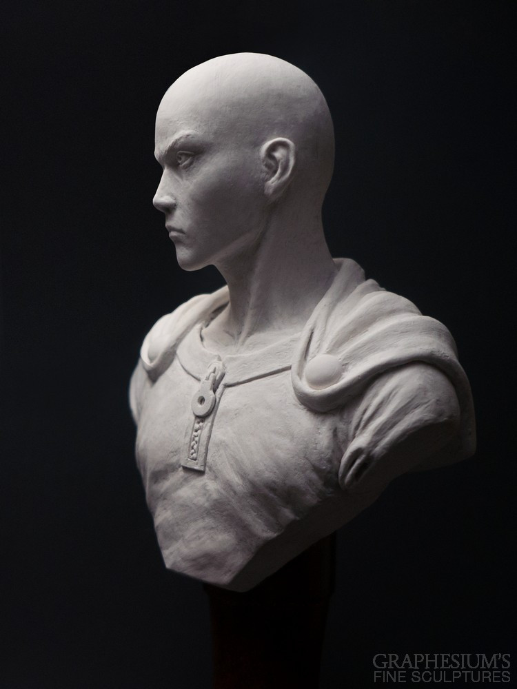 Fan Creates Lifelike Saitama Bust Sculpture 2