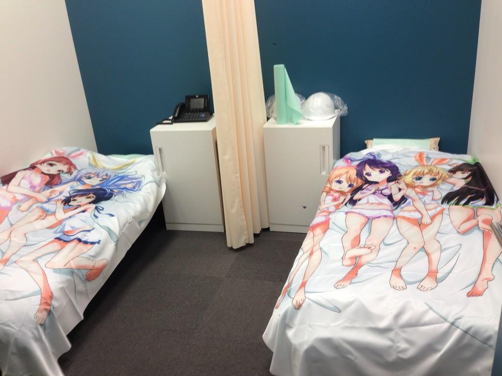Gochuumon Wa Usagi Desu Ka anime Bed Sheets a and b