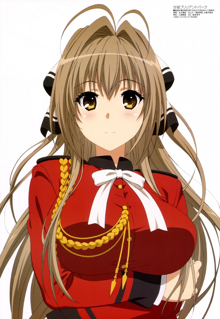 Haruhichan.com Megami MAGAZINE December 2014 anime posters Amagi Brilliant Park