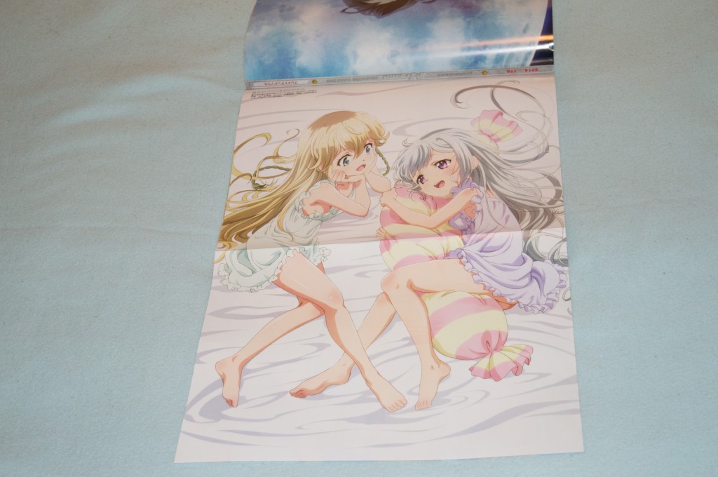 Haruhichan.com Megami MAGAZINE July 2014 posters hakua_berserker_bladefield kaneko_shizue kanojo_ga_flag_o_oraretara loli nanami_knight_bladefield pajama 2