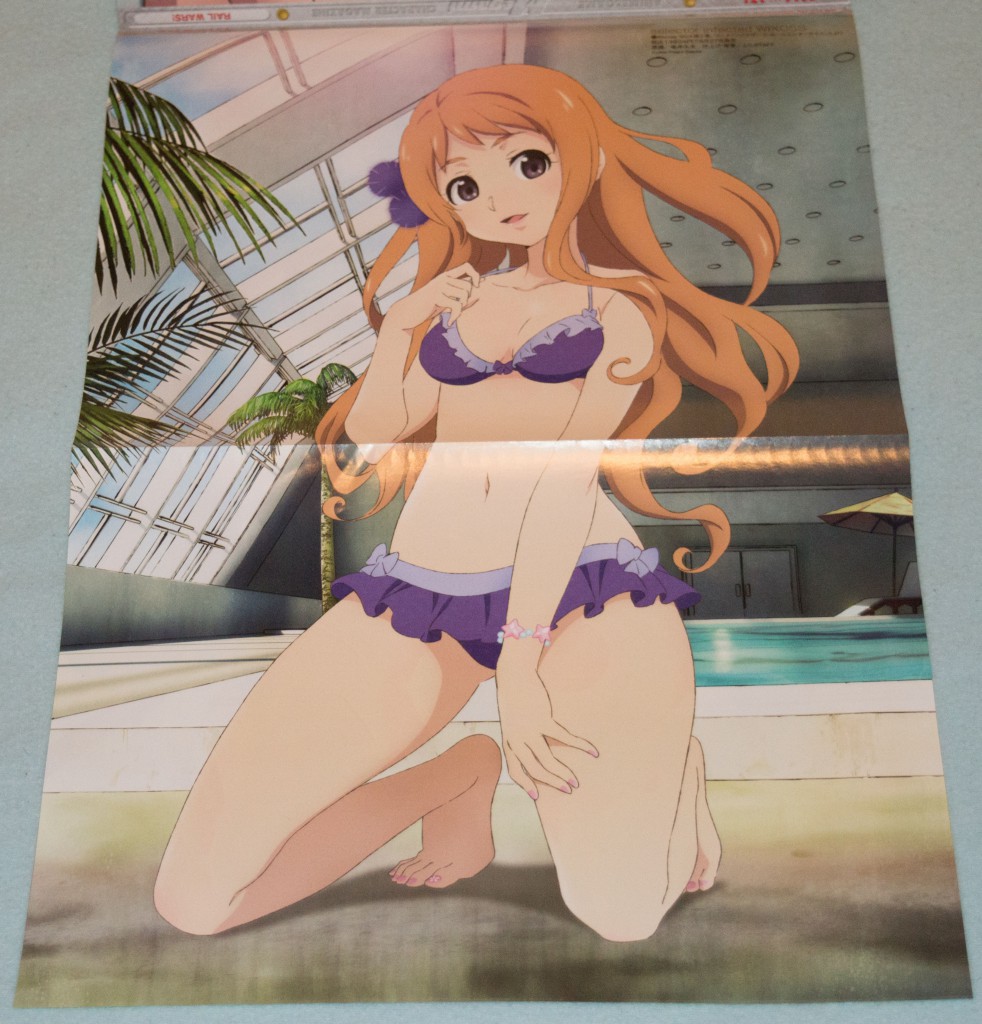 Haruhichan.com Megami magazine August 2014 posters akira_aoi bikini sakai_kyuuta selector_infected_wixoss swimsuits anime