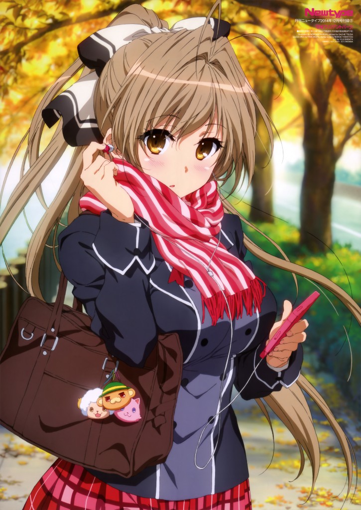 Haruhichan.com Newtype December 2014 posters amaburi amagi brilliant park sento isuzu anime poster