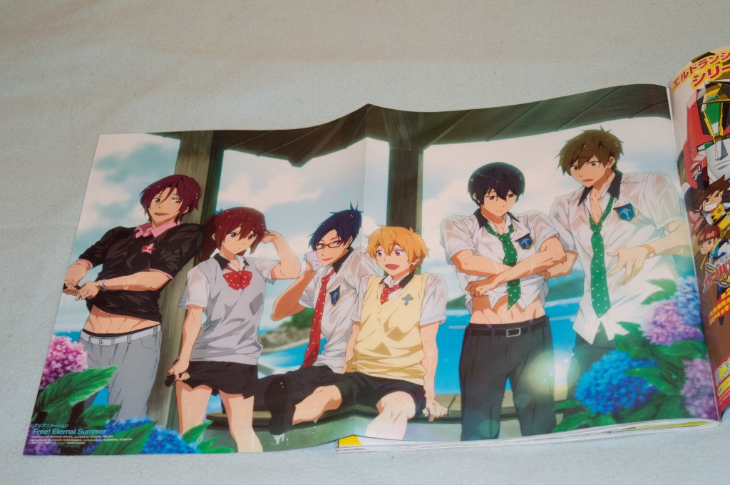 Haruhichan.com Newtype June 2014 posters Free! 2nd season