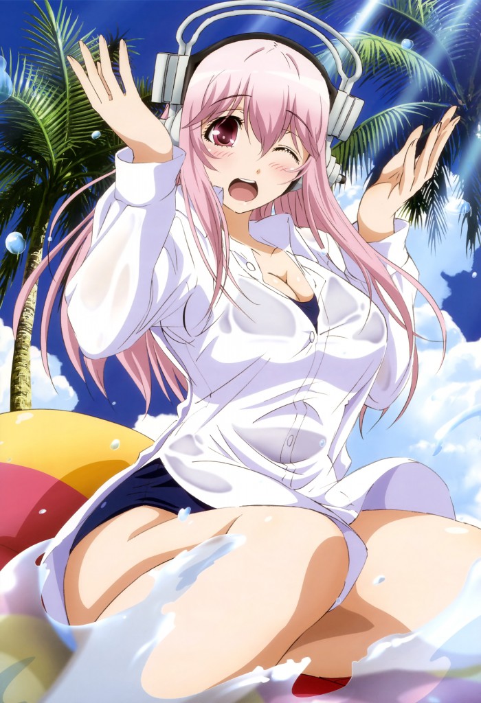 Haruhichan.com NyanType April 2014 posters SoniAni Super Sonico The Animation 2