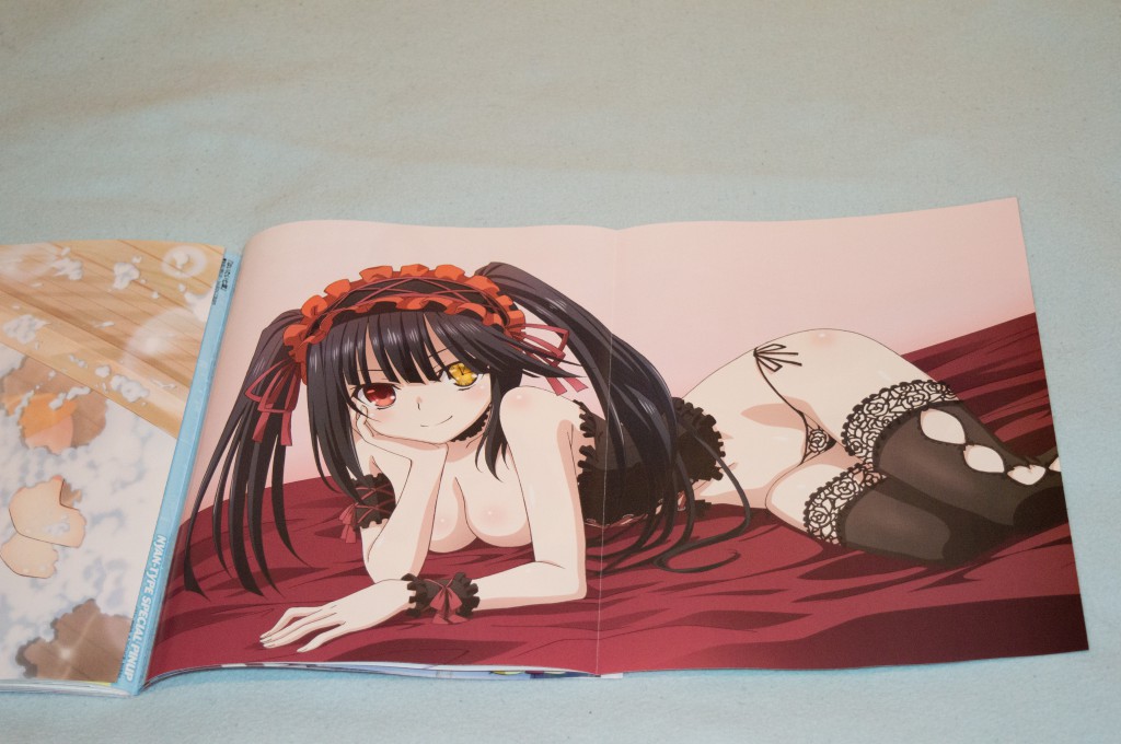 Haruhichan.com NyanType July 2014 posters cleavage date_a_live heterochromia pantsu string_panties thighhighs tokisaki_kurumi 2