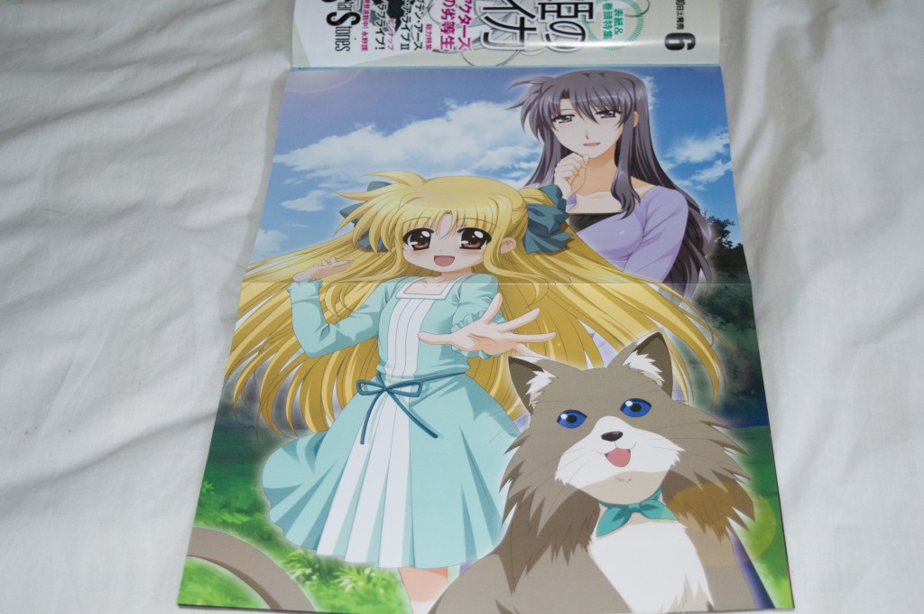 Haruhichan.com NyanType June 2014 posters  alicia testarossa higa yukari mahou shoujo lyrical nanoha neko precia testarossa 2