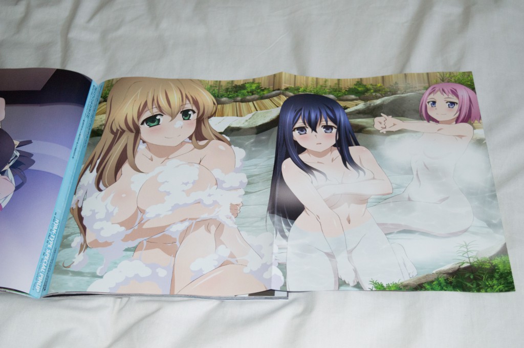 Haruhichan.com NyanType June 2014 posters  bathing breast hold cleavage gokukoku no brynhildr kazumi schlierensauer kuroha neko naked onsen takatori kotori 2