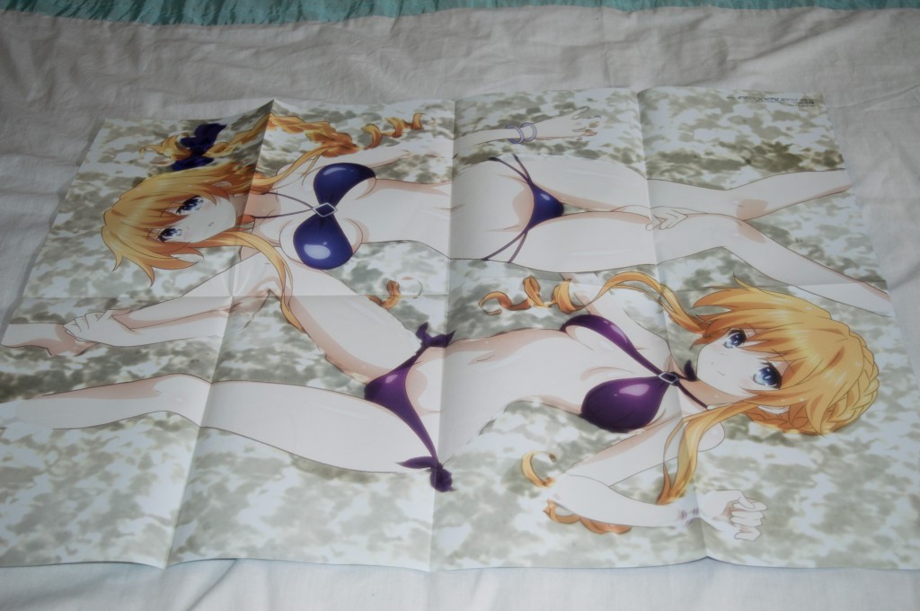 Haruhichan.com NyanType June 2014 posters bikini date_a_live shomigi_kouta swimsuits underboob yamai_kaguya yamai_yuzuru 2