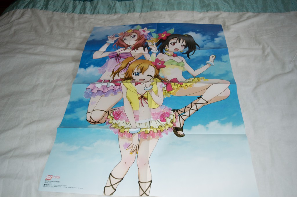 Haruhichan.com NyanType June 2014 posters bikini kousaka_honoka love_live! nakamura_mayumi nishikino_maki swimsuits yazawa_nico 2