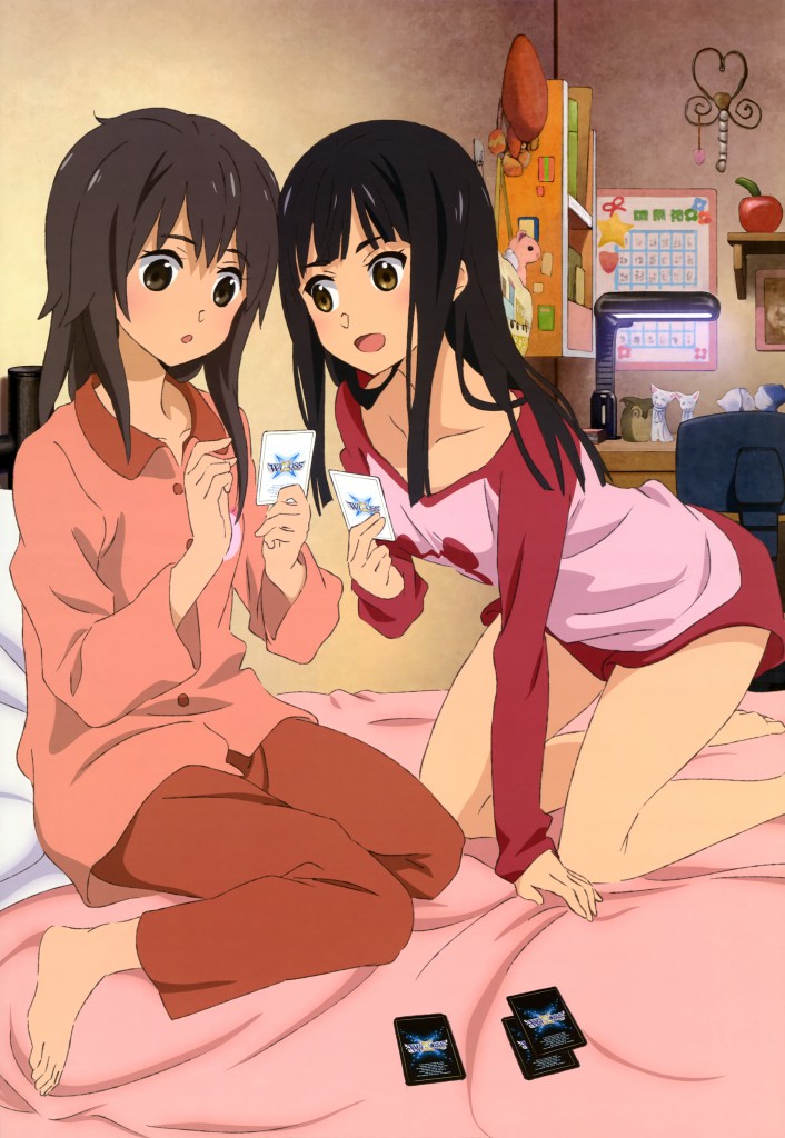 Haruhichan.com NyanType June 2014 posters  kominato ruuko kurebayashi yuzuki pajama selector infected wixoss