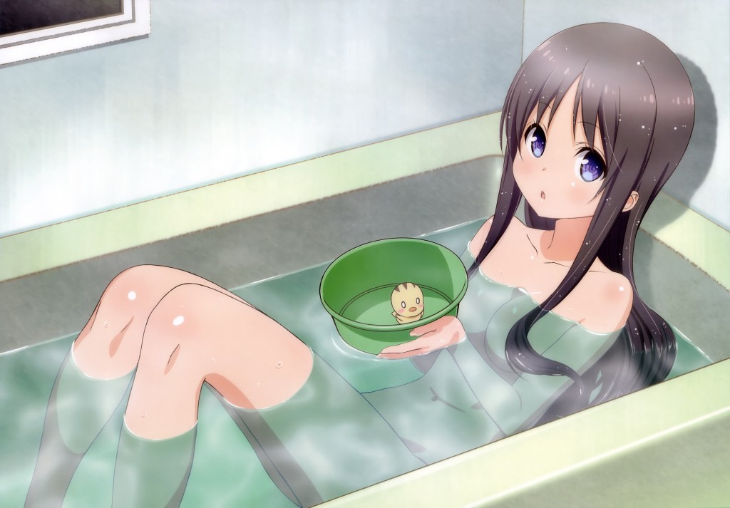 Haruhichan.com NyanType November 2014 article bathing cleavage endou_rino jinsei_(la_bonne_vie) naked wet