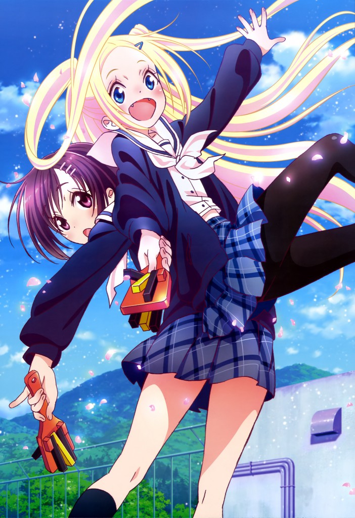 Haruhichan.com NyanType September 2014 posters hana_n._fontainestand hanayamata pantyhose seifuku sekiya_naru