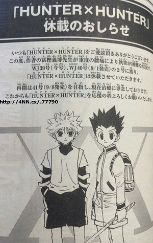 Hunter x Hunter Manga Panel  Manga covers, Hunter anime, Anime