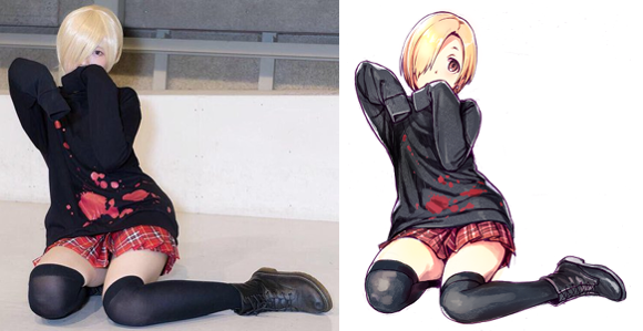 Japanese Artists Illustrates Cosplayers 20