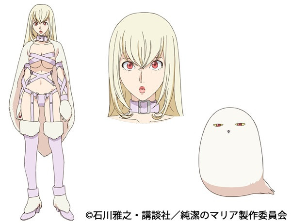 Junketsu no Maria anime character design Artemis Maria the Virgin Witch  haruhichan.com winter 2015 anime season