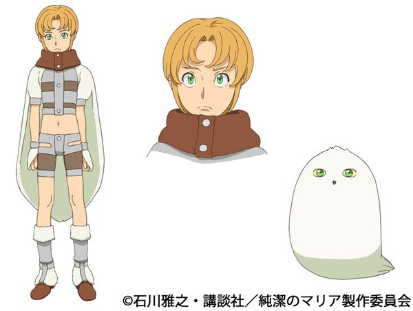 Junketsu no Maria anime character design Priapos Maria the Virgin Witch  haruhichan.com winter 2015 anime season