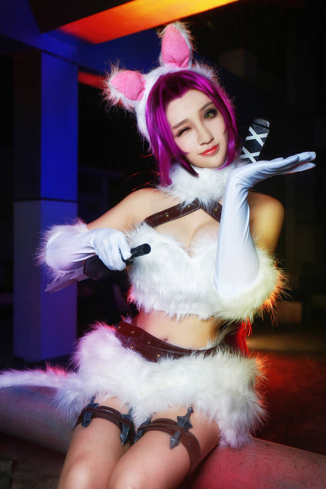 League of Legends Kitty Cat Katarina cosplay by Hikari Light 002