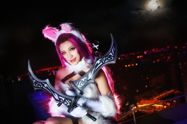 League of Legends Kitty Cat Katarina cosplay by Hikari Light 004
