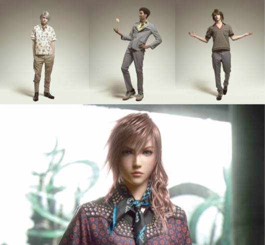 SQUARE ENIX x Prada 2012 Spring Collection in Arena Homme+
