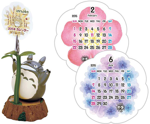 Most Wished for 2015 Anime Calendars haruhichan.com Totoro Okiku Nare calendar