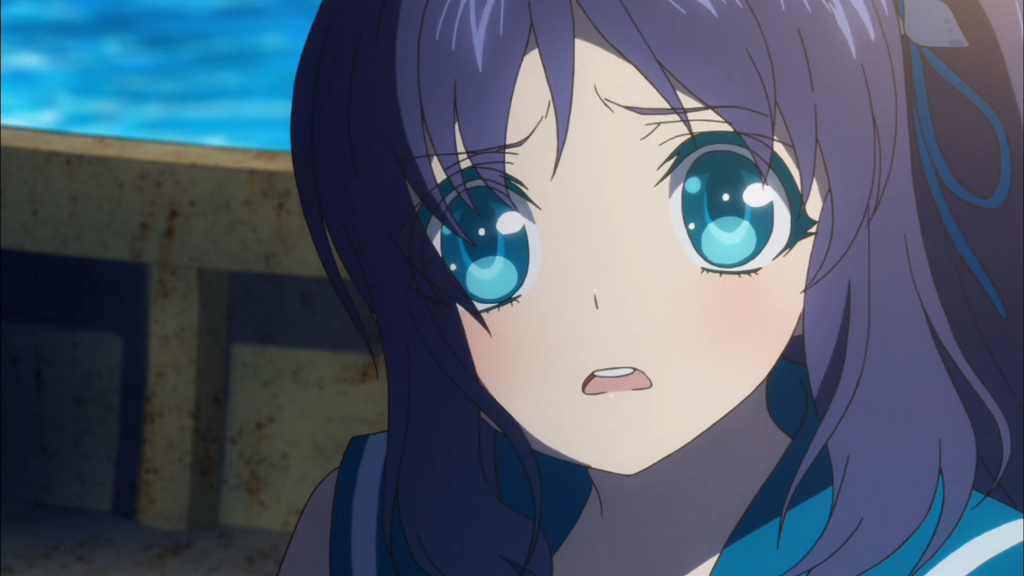 The face of most Nagi no Asukara watchers after episode 13's climax.