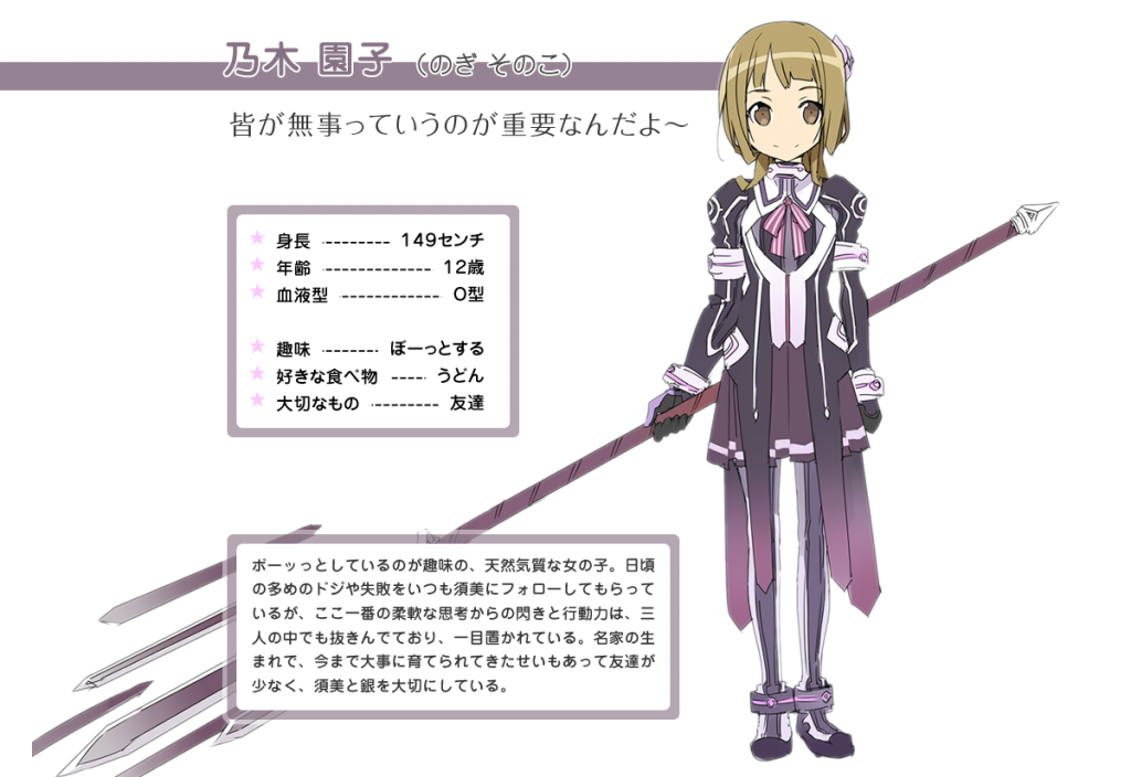 Nogi Sonoko Yuuki Yuuna Wa Yuusha De Aru anime character designs