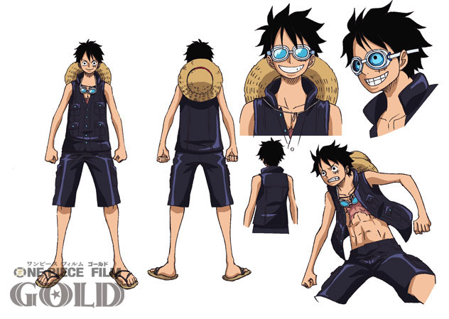 One Piece Film Gold – Design de personagens