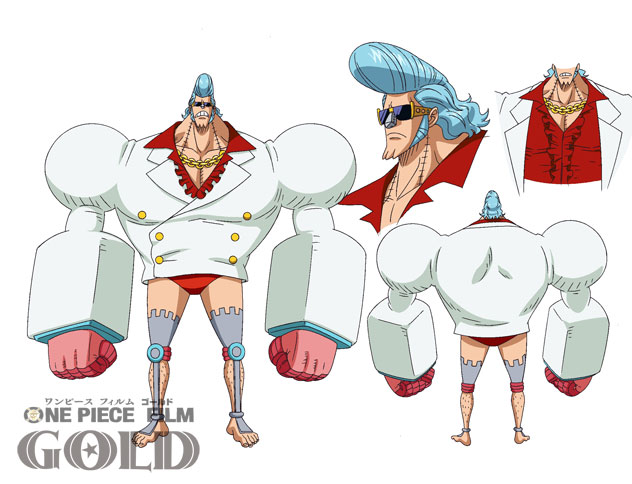 One Piece Film Gold – Design de personagens - d