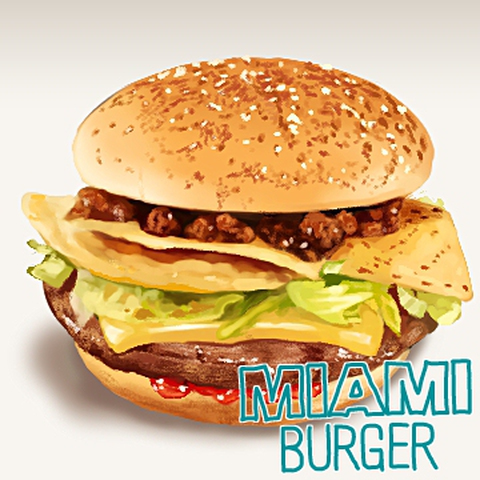 Pixiv Artists Bring Realistic Burger Art to the Table13
