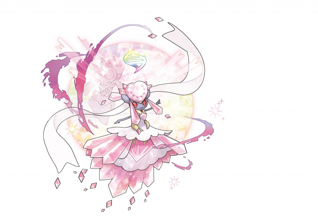 Pokémon Omega Ruby Alpha Sapphire Mega Diancie Concept Art Official Wallpaper
