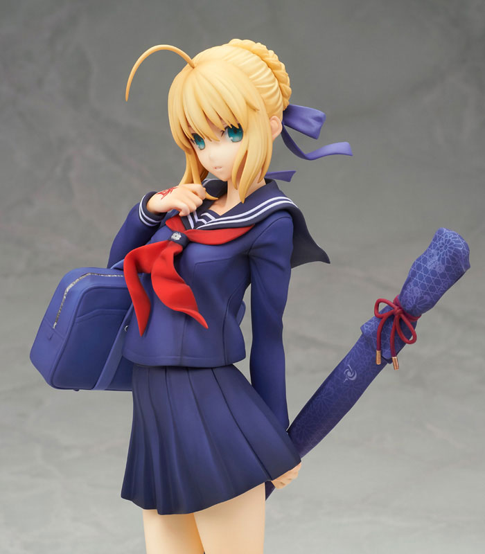 Saber Looks Cute as a Schoolgirl in New Figure 8