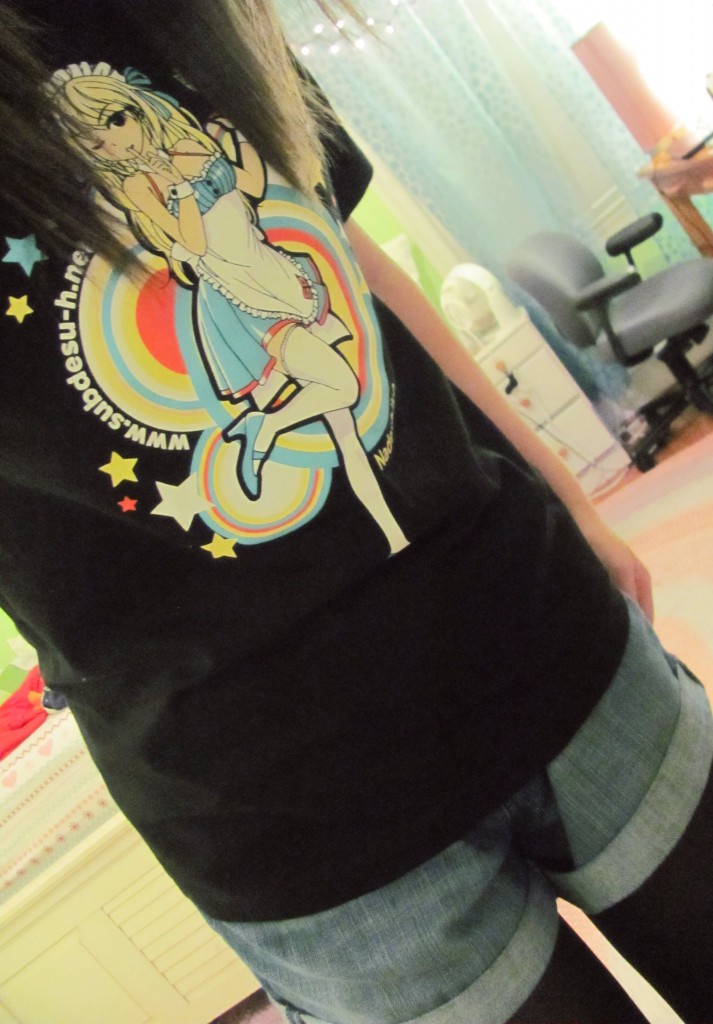 Shirt Review SubDESU Mascot Character Nadeshiko 4