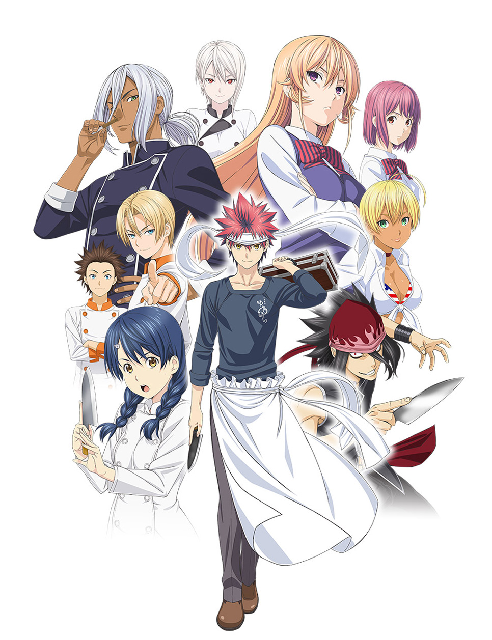 Food Wars!: Shokugeki no Soma, shun Saeki, souma, Yukihira