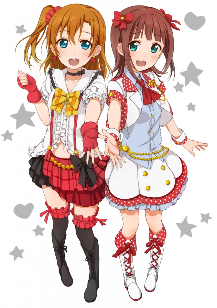 The iDOLM@STER x Love Live! anime fanart