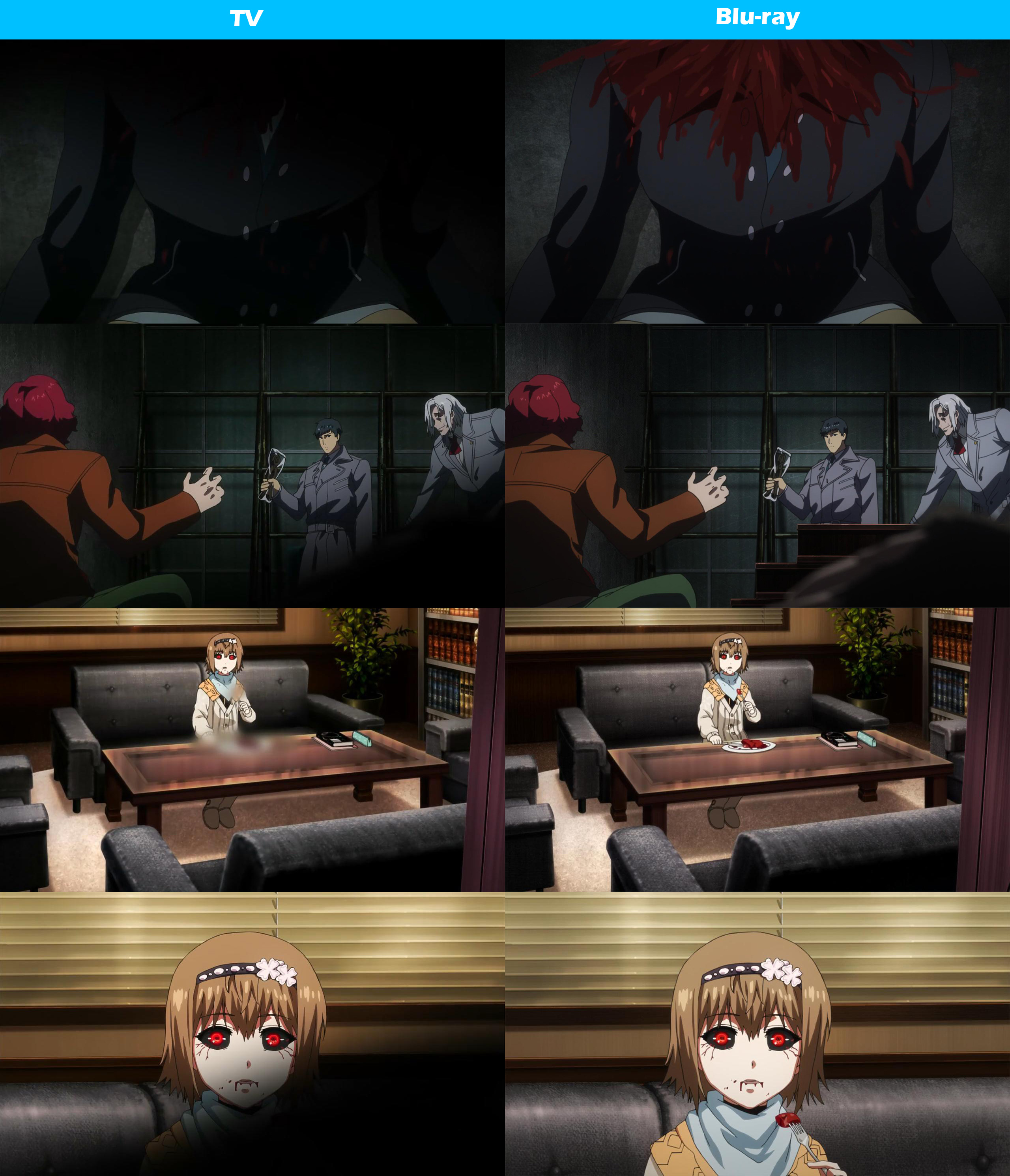 Episode 2 vs. Episode 10 quality comparison. : r/TokyoGhoul