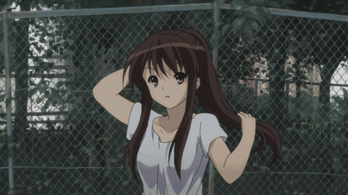 Top 10 Prettiest Anime Characters with a Ponytail According to Male Fans Haruhi Suzumiya