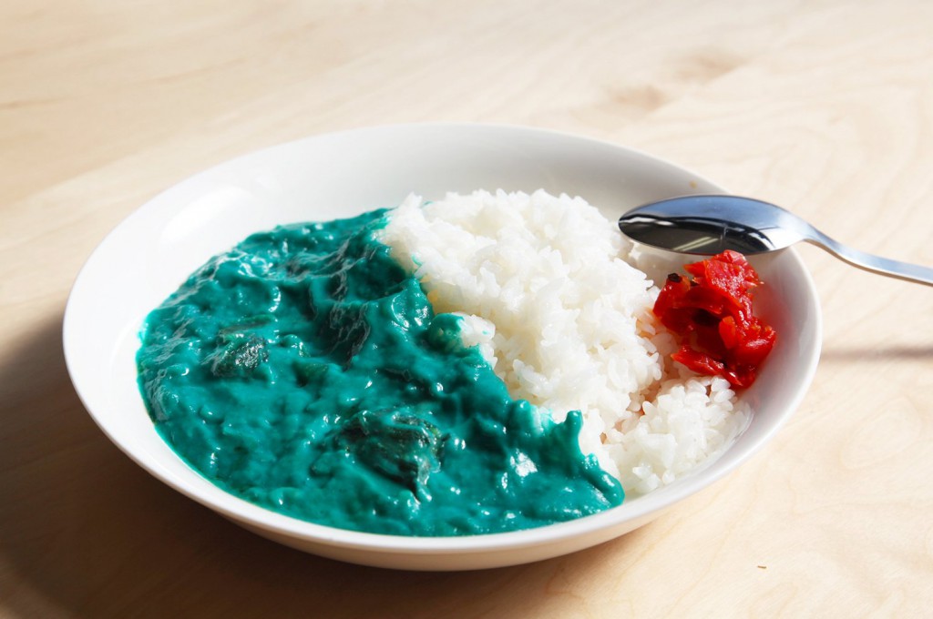 blue slime curry inspired by Dragon Quest haruhichan.com anime video games 3