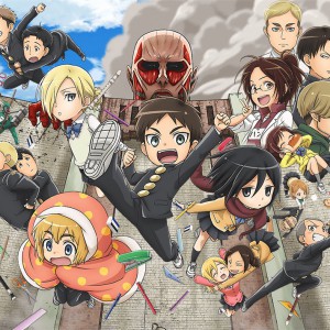 Attack on Titan Junior High anime visual