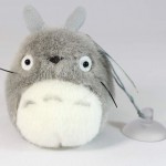 Gray Totoro window mascot