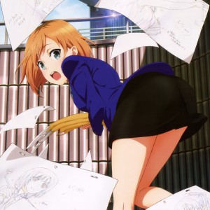 Haruhichan.com Megami MAGAZINE December 2014 anime posters Shirobako