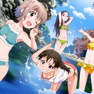 Haruhichan.com Megami MAGAZINE December 2014 anime posters yama no susume